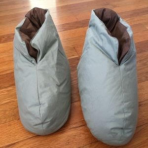 Restoration Hardware Down Slippers